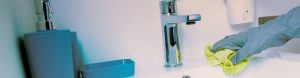 cleaning sink
